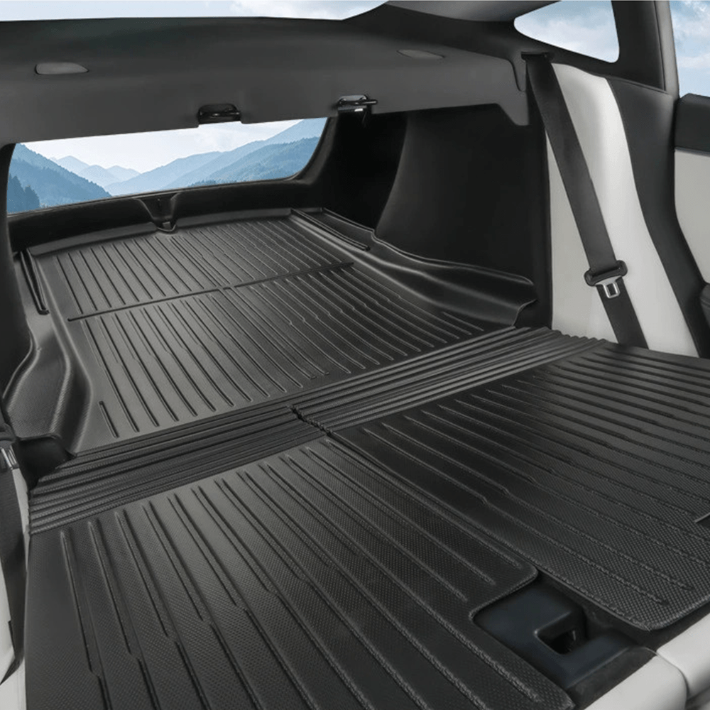 TESERY Trunk Mat With Backrest Mat for Tesla Model 3 Highland
