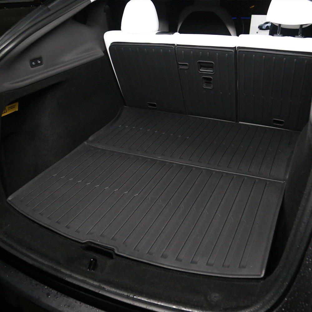 TESERY Trunk Mat With Backrest Mat for Tesla New Model Y