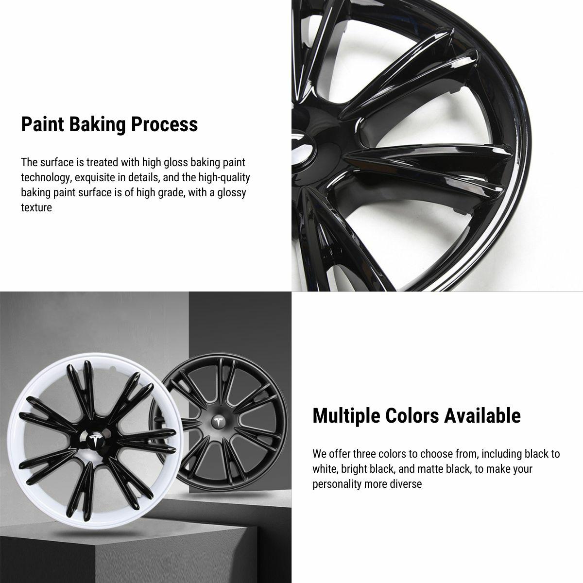 TESERY 19″ Wheel Covers for Tesla Model Y (4PCS)