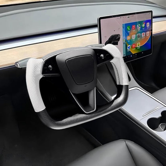 TESERY Yoke Steering Wheel Upgrade For Tesla Model 3 Highland & New Model Y