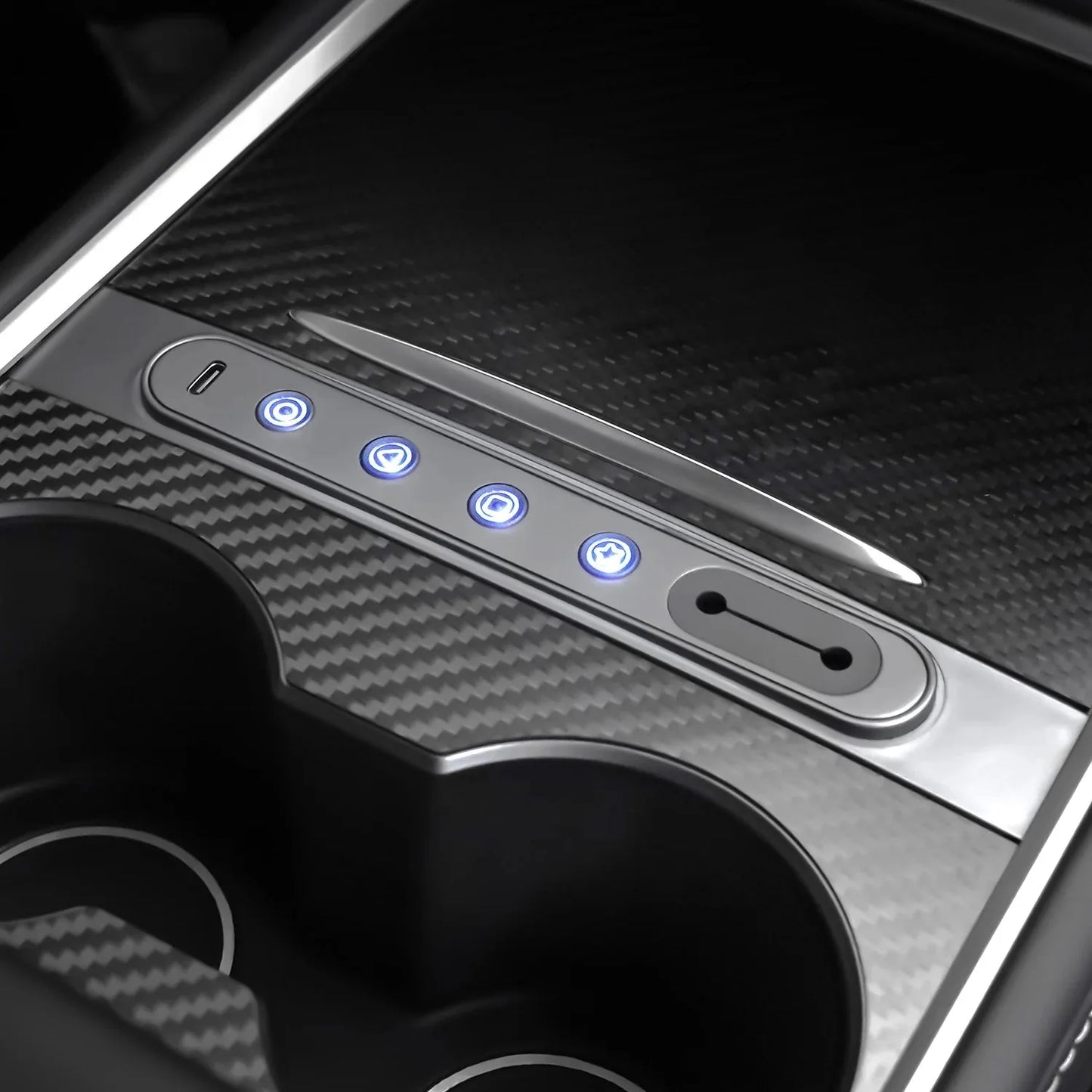 TesevoPhysical Shortcut Buttons Console for Model 3/Y