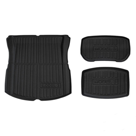 Tesla Model 3 Highland All Weather TPE Front/Rear Trunk Mat
