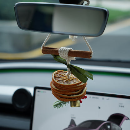 Car Orange Scent Christmas  Ornament 丨Universal Hanging Design