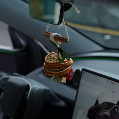 Car Orange Scent Christmas  Ornament 丨Universal Hanging Design