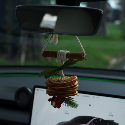 Car Orange Scent Christmas  Ornament 丨Universal Hanging Design