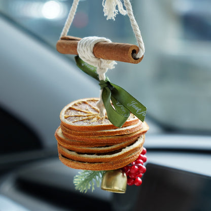 Car Orange Scent Christmas  Ornament 丨Universal Hanging Design