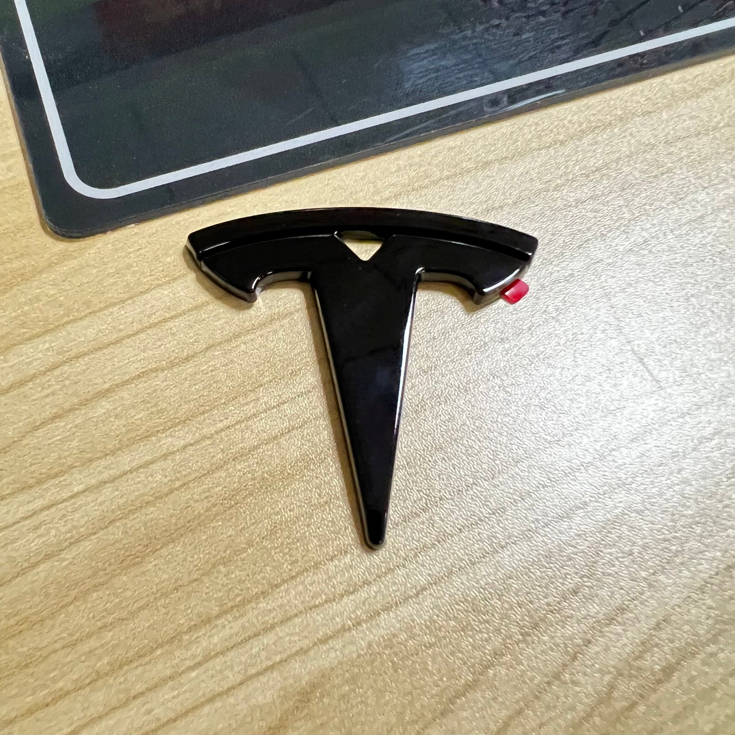 Tesla steering wheel logo cap ABS