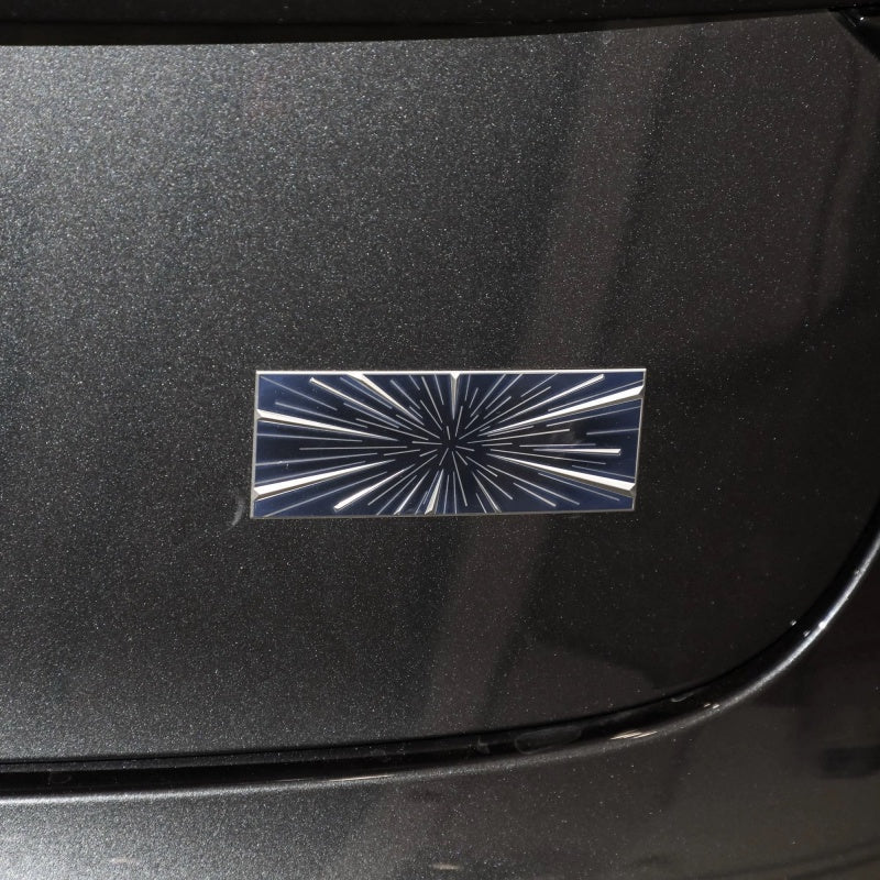 New Model Y launch edition exclusive tail badge