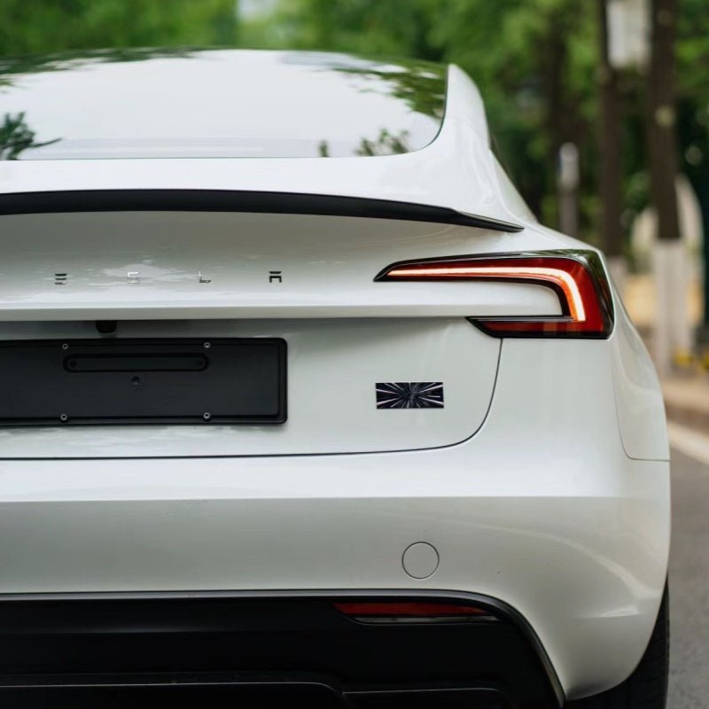 New Model Y launch edition exclusive tail badge