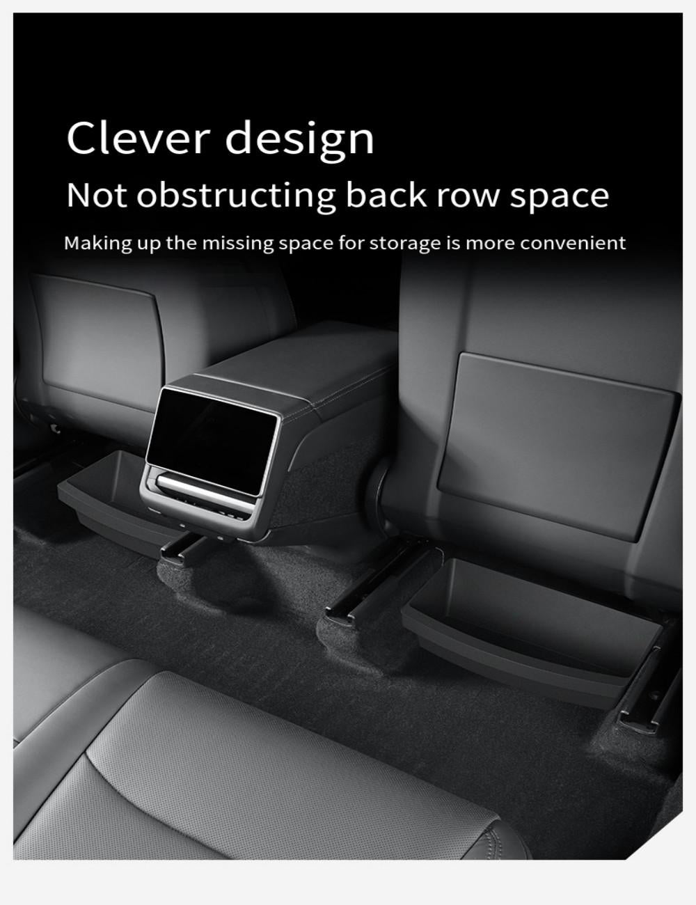 TPE Under Seat Storage Box for Model Y Juniper