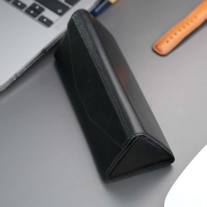 Triangle Leather Glasses Case – Vintage Eyewear Holder