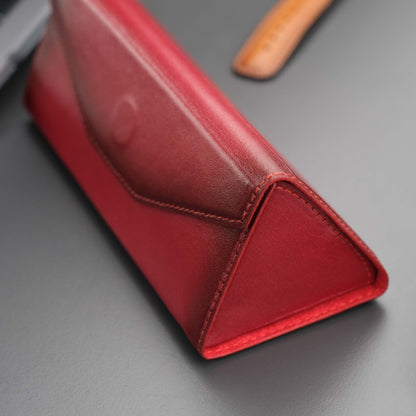 Triangle Leather Glasses Case – Vintage Eyewear Holder