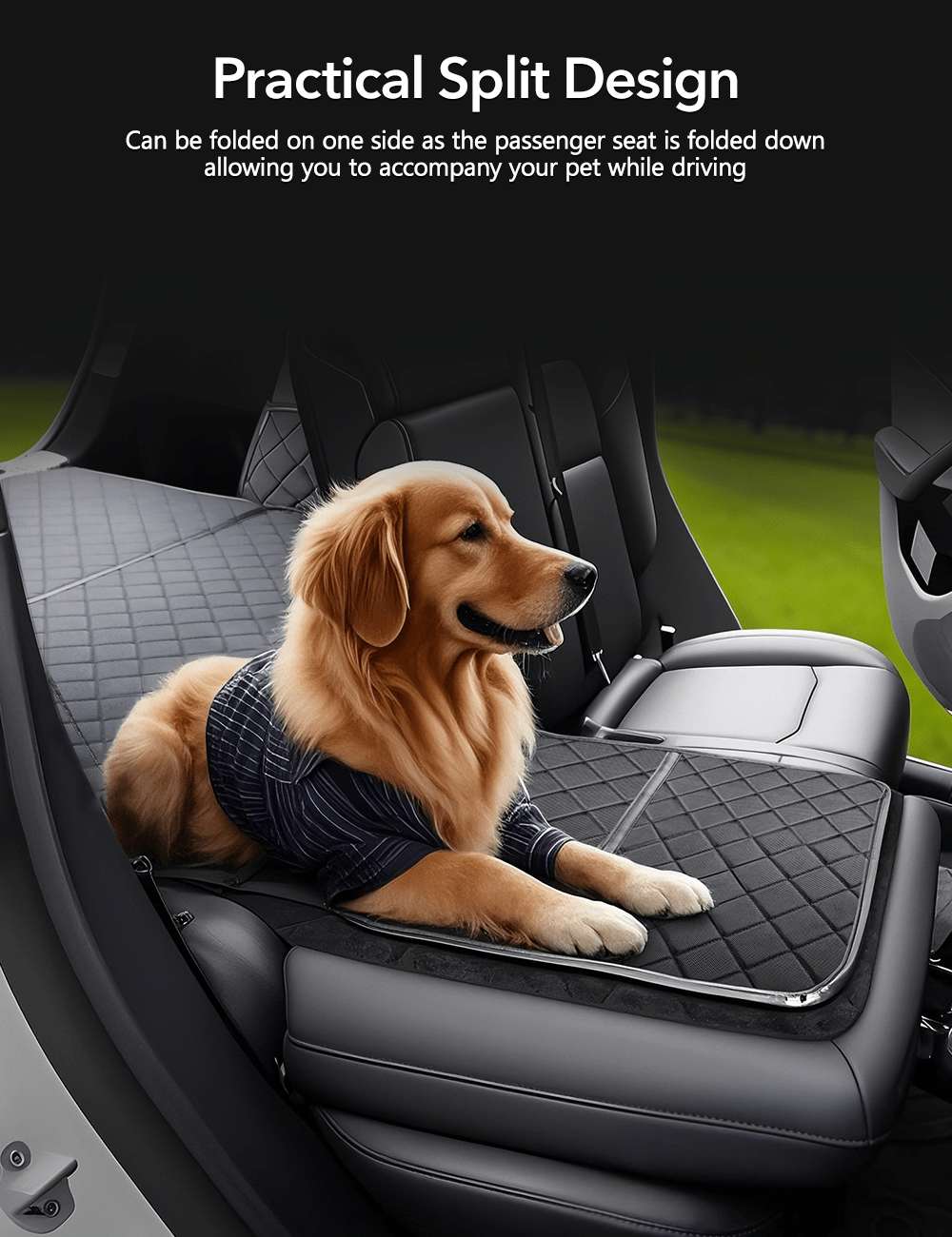 Trunk Mat Waterproof Car Dog Cover for Tesla Model Y