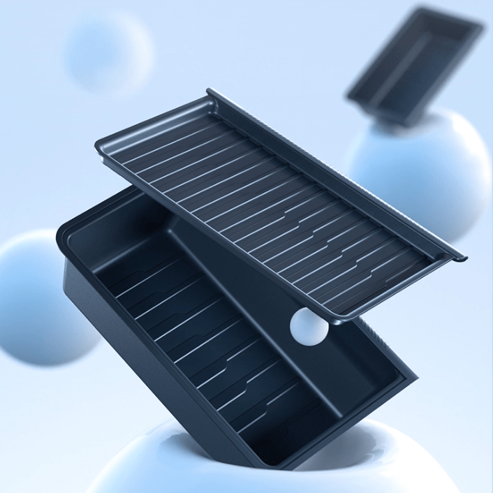 Forward/Rearward Under Front Seat Storage Box for Tesla Model Y Juniper