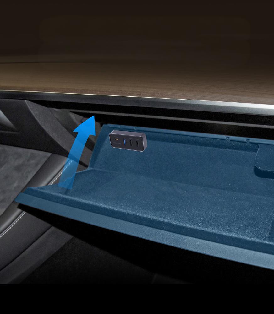 USB Glovebox Charging Hub for Model 3 & Model Y