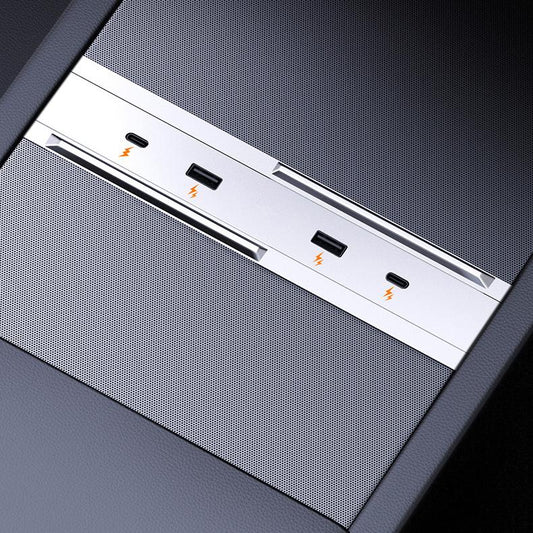 USB Hub Central Control Expansion Dock for Tesla Model 3 Highland & New Model Y