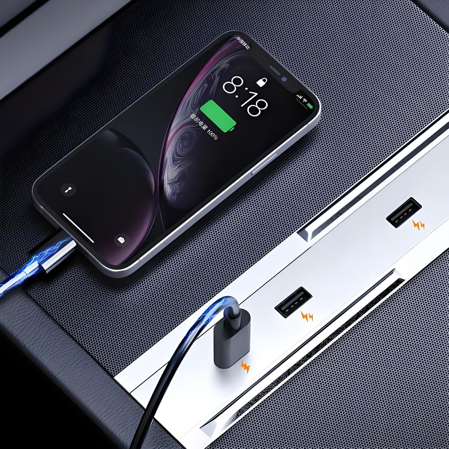 USB Hub Central Control Expansion Dock for Tesla Model 3 Highland & New Model Y