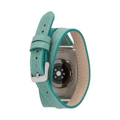 Vail Double Tour Leather Bands for Apple Watch 9, Ultra 2 and SE