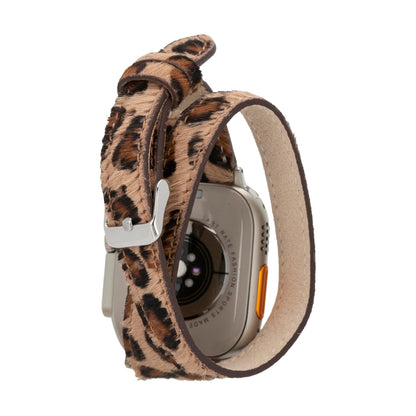 Vail Double Tour Leather Bands for Apple Watch 9, Ultra 2 and SE