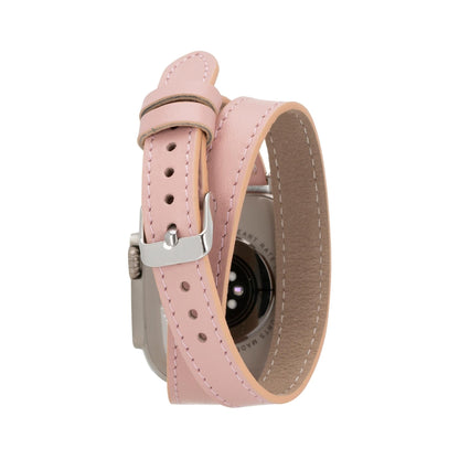 Vail Double Tour Leather Bands for Apple Watch 9, Ultra 2 and SE