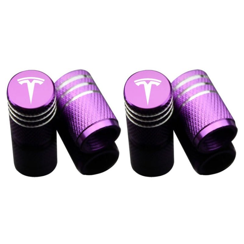 Valve Stem Caps 4 Pack Fit Suitable for Tesla 3/Y/S/X 2017-ON