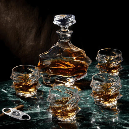 Storm Japanese Crystal Whisky Decanter