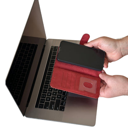 Vegas Premium Leather iPhone 15 Pro Max Wallet Case with MagSafe | Detachable RFID Blocking Luxury Wallet