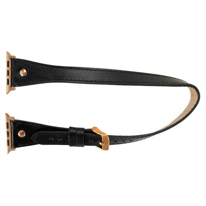 Vernon Double Tour Leather Bands for Apple Watch 9, Ultra 2 and SE