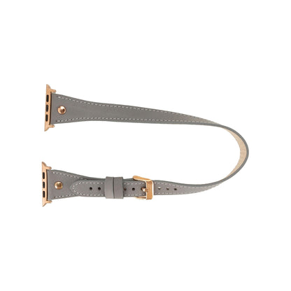 Vernon Double Tour Leather Bands for Apple Watch 9, Ultra 2 and SE