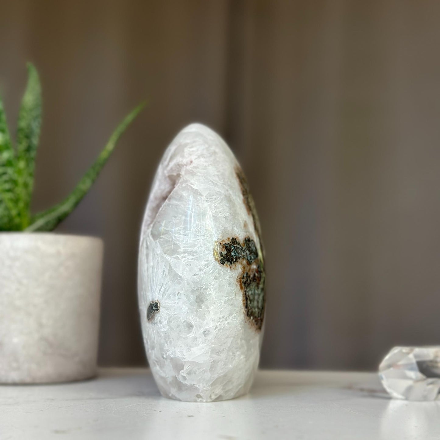 Stunning Amethyst Geode Cave SET (8 Lb), High Quality Amethyst Crystal Egg shaped for Home Decor