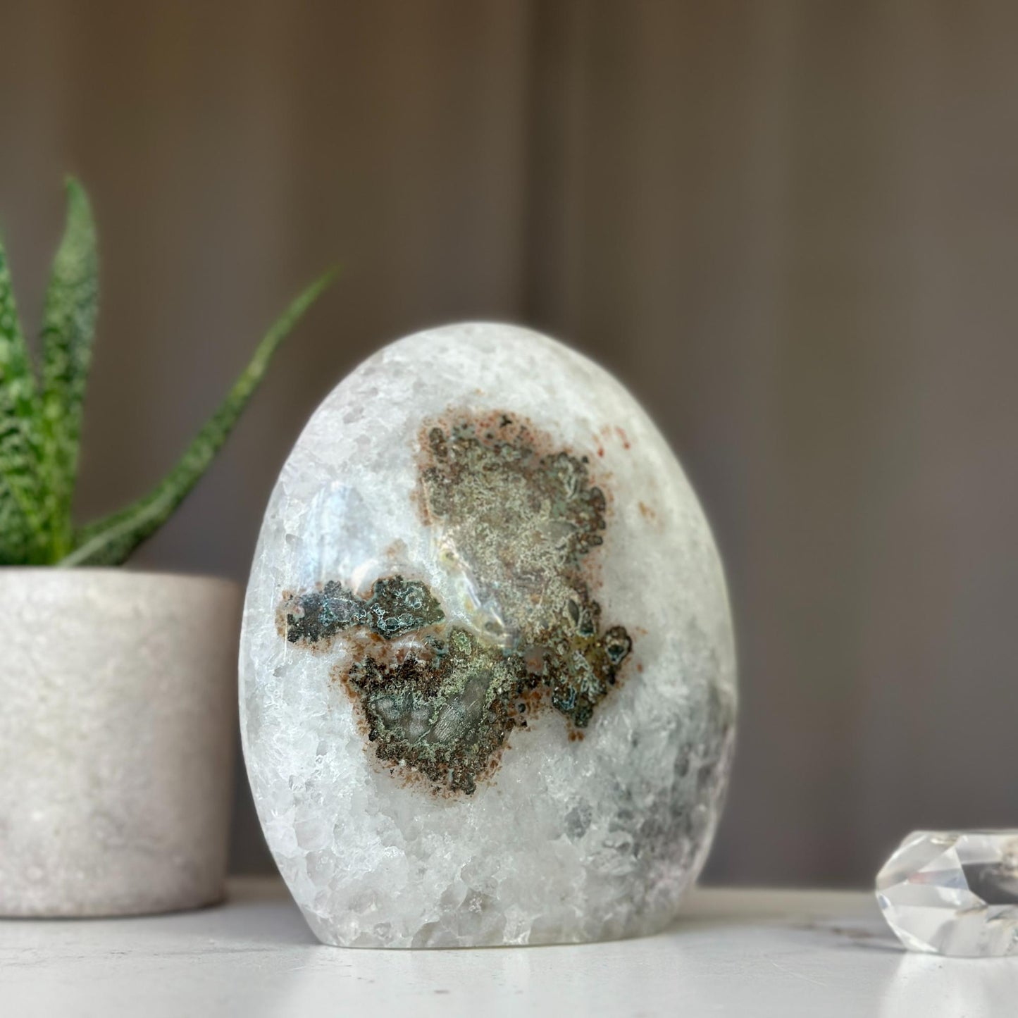 Stunning Amethyst Geode Cave SET (8 Lb), High Quality Amethyst Crystal Egg shaped for Home Decor