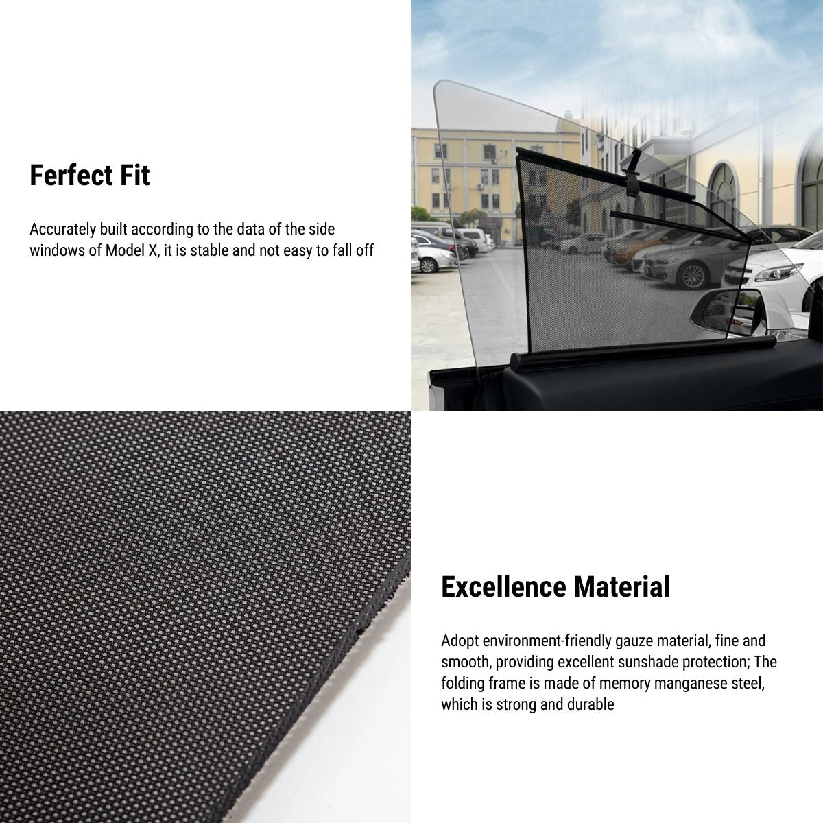 Window Sunshade for Tesla Model X