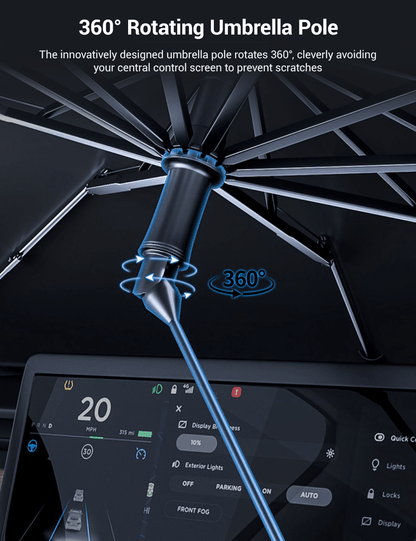 Windshield Sun Shade Umbrella for Tesla Model 3/Y/S/X