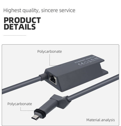 Wired Connection to RJ45 for Starlink Gen 2 Ethernet Adapter