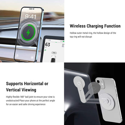 TESERY Wireless Magsafe Mount for Tesla Model 3/Y/S/X/Cybertruck